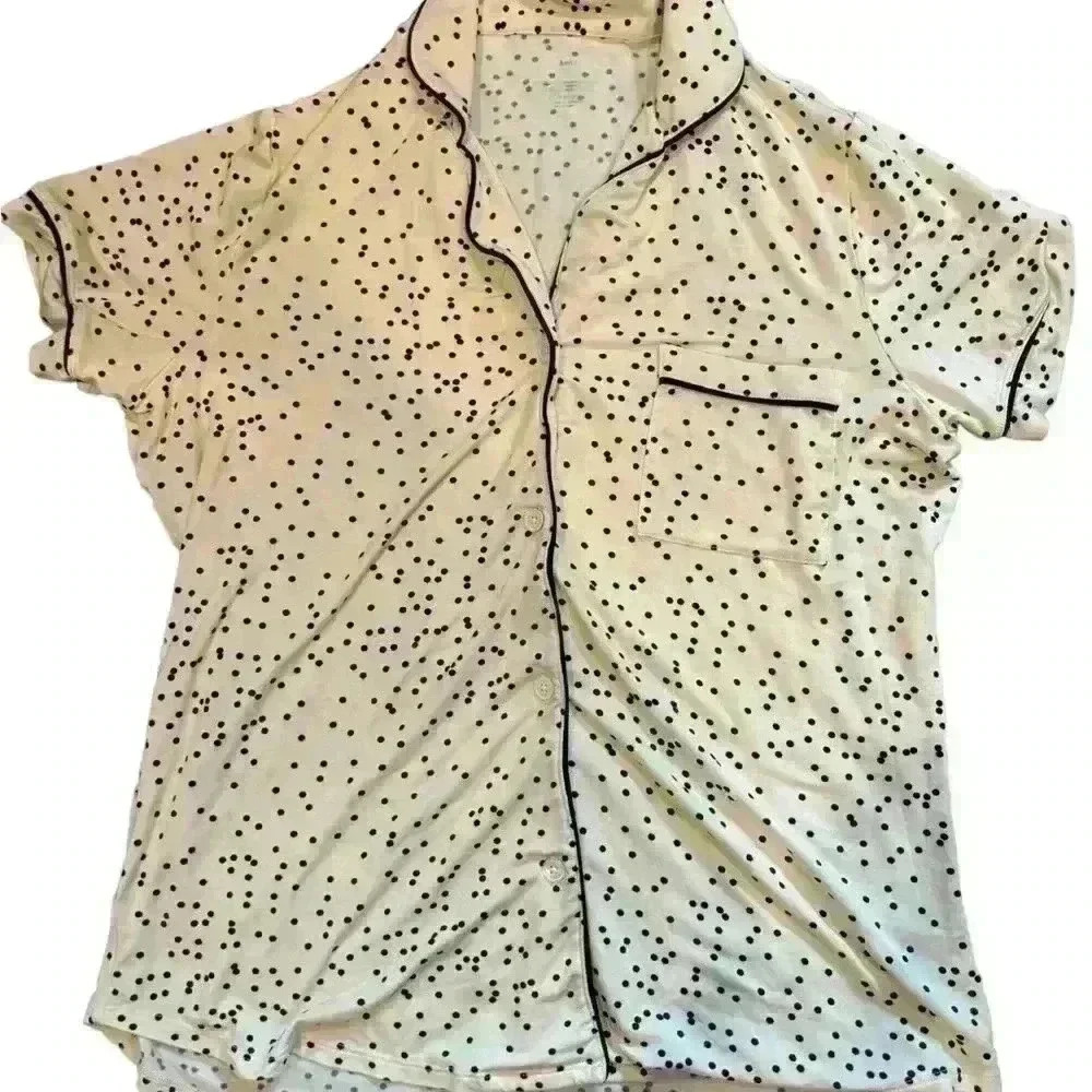 2/$30 Knix Short Sleeve Modal Sleep Top Relaxed Fit So Soft And Comfortable - Picture 4 of 5